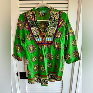 Antica sartoria by giacomo cinque green blouse